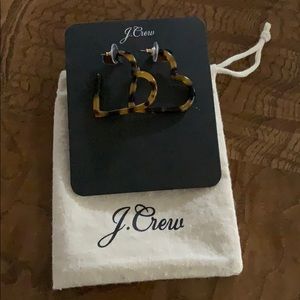 J. Crew heart shaped Earrings